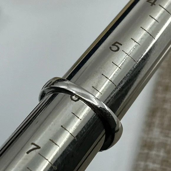 Vintage 925 Sterling Silver Red Oval Ring - Size 6, 4.1g - Picture 16 of 17